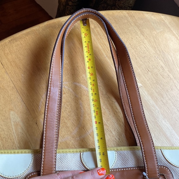 Fossil tote, 14x13x5”, canvas in pre-owned good condition with light spots - Picture 16 of 17